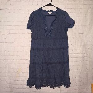 Sundance Boho Western Embroidered Dress Size Medium